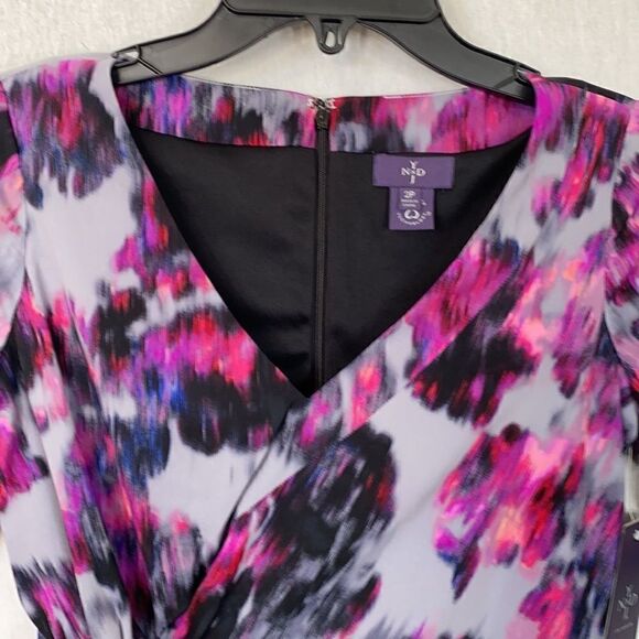 NYDJ Sylvia Dress in Berry Tweed. Size 2P. NWT. - Picture 9 of 16